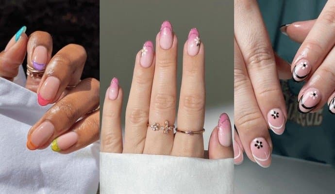 Some trending French manicures for your fashion game