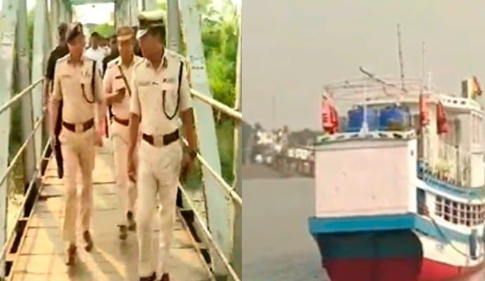 dg rajib kumar in sandeshkhali