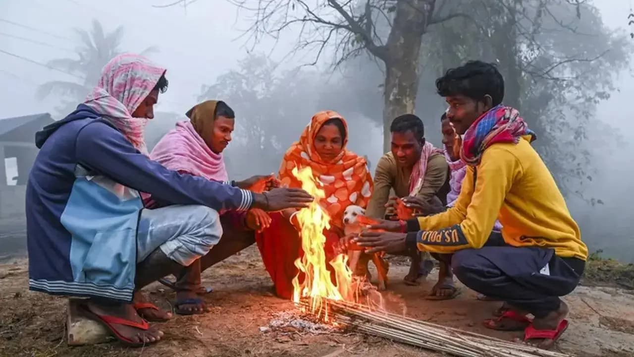 Cold weather in kolkata