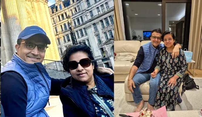 Sourav Ganguly celebrates 52nd birthday in London with family