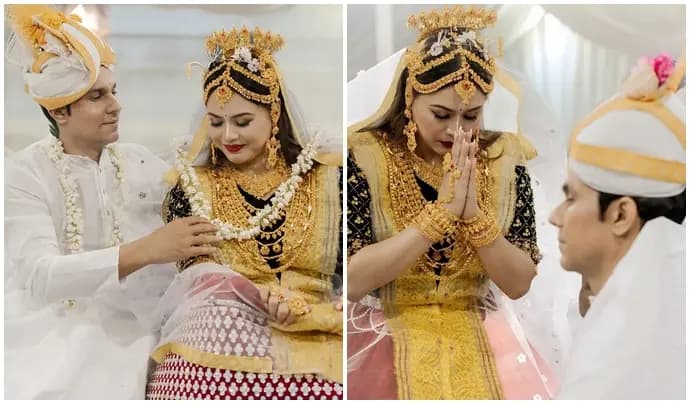 Just married! Randeep Hooda, Lin Laishram share first pictures from their wedding