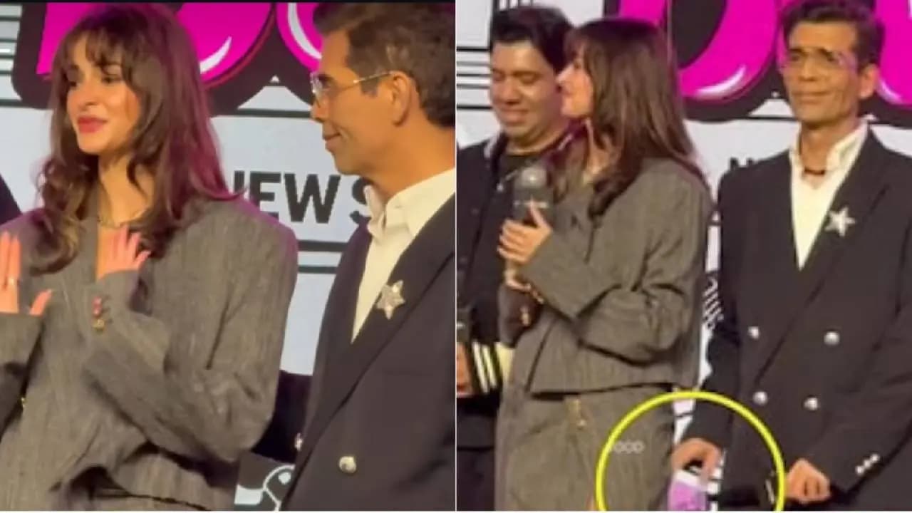 Karan Johar and Ananya Panday s recent video raises questions on social media