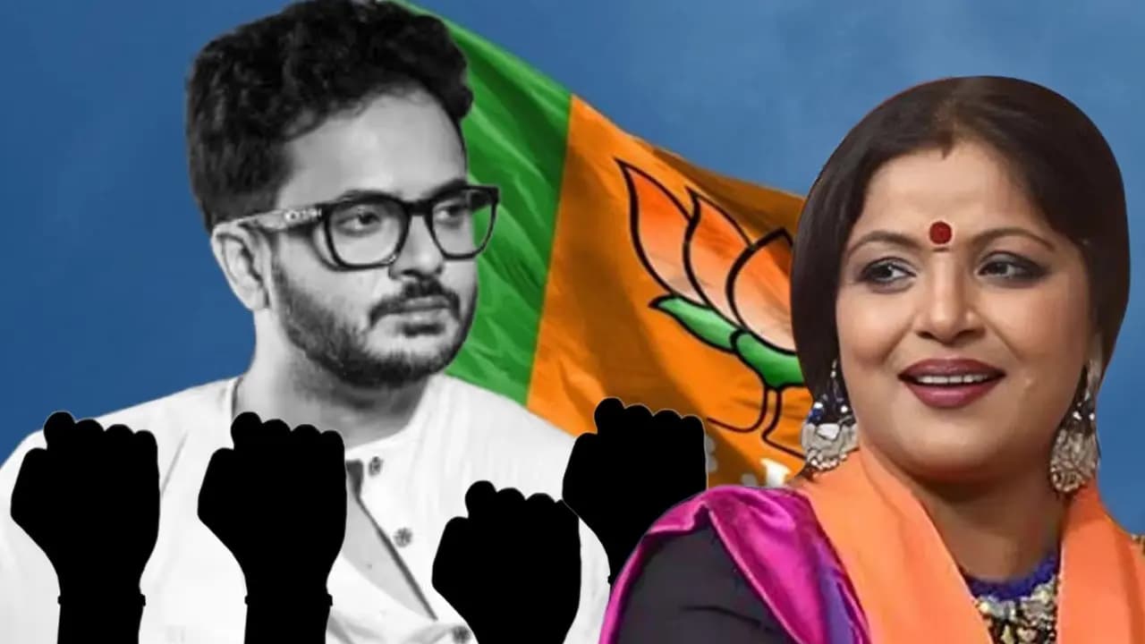 Tensions Flared as Jai Shri Ram Slogans Raised Near Rahul Arunoday Banerjee s Home During BJP Candidate Papia Adhikari s Visit