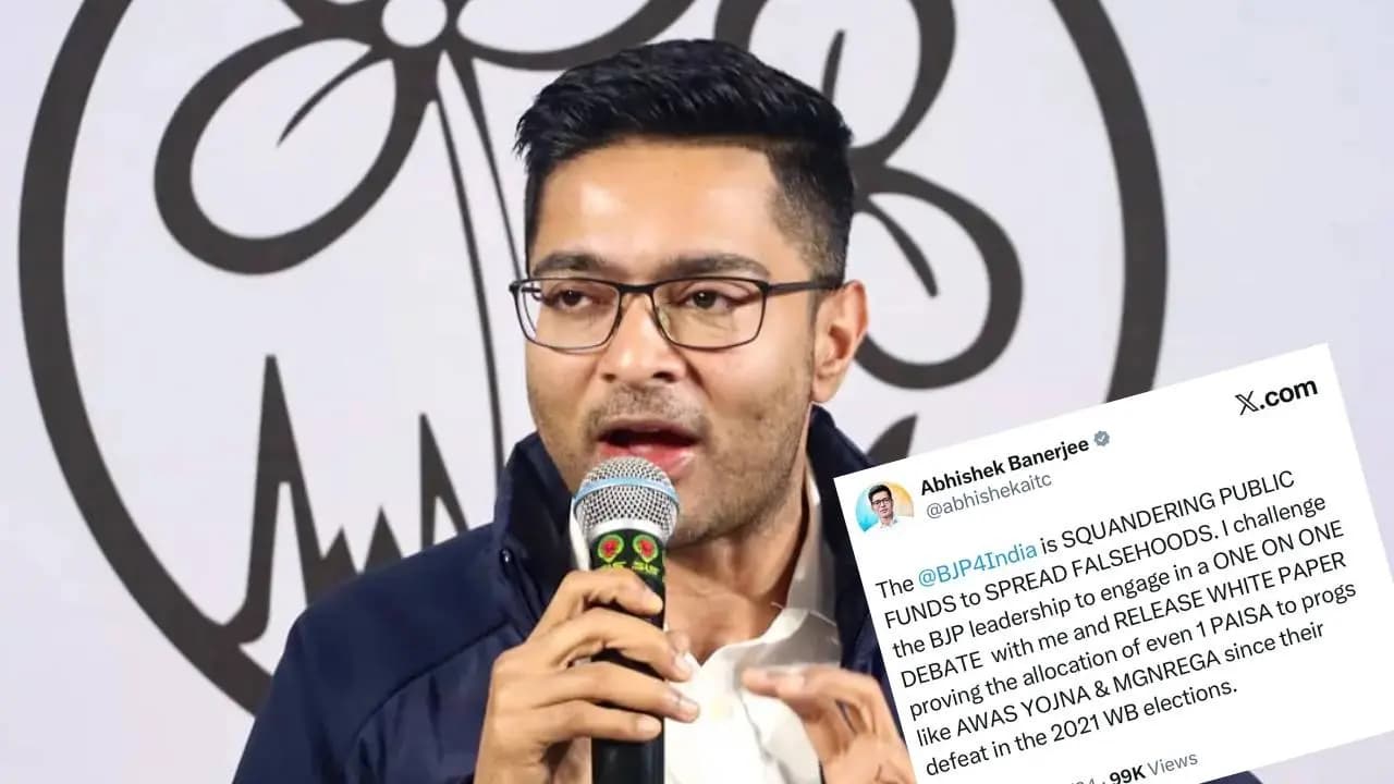 Bengal Election 2026: Abhishek Banerjee reaction after bjp released manifesto for bengal election