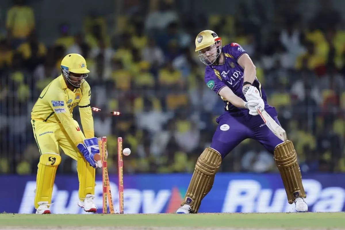KKR loses to Chennai Super Kings, four losses on a row