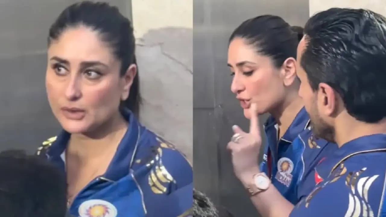 Kareena Kapoor Angry at Wankhede Stadium During MI vs RCB IPL Match