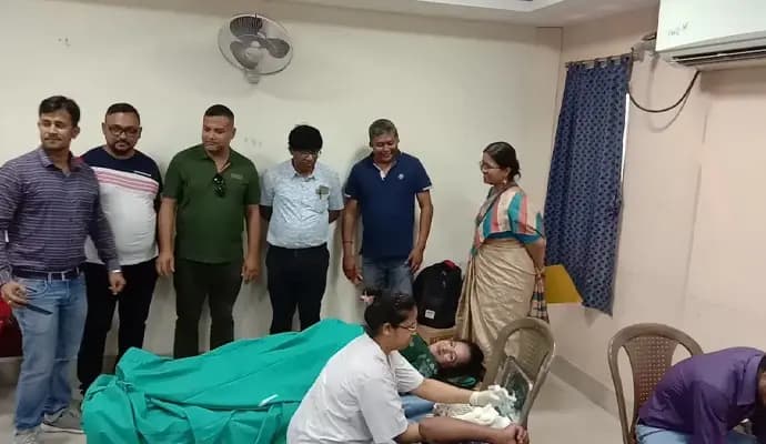 blood donation camp in chinsurah