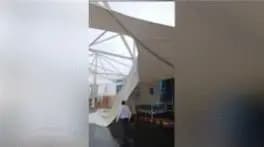 Canopy at Rajkot airport terminal collapses amid heavy rain