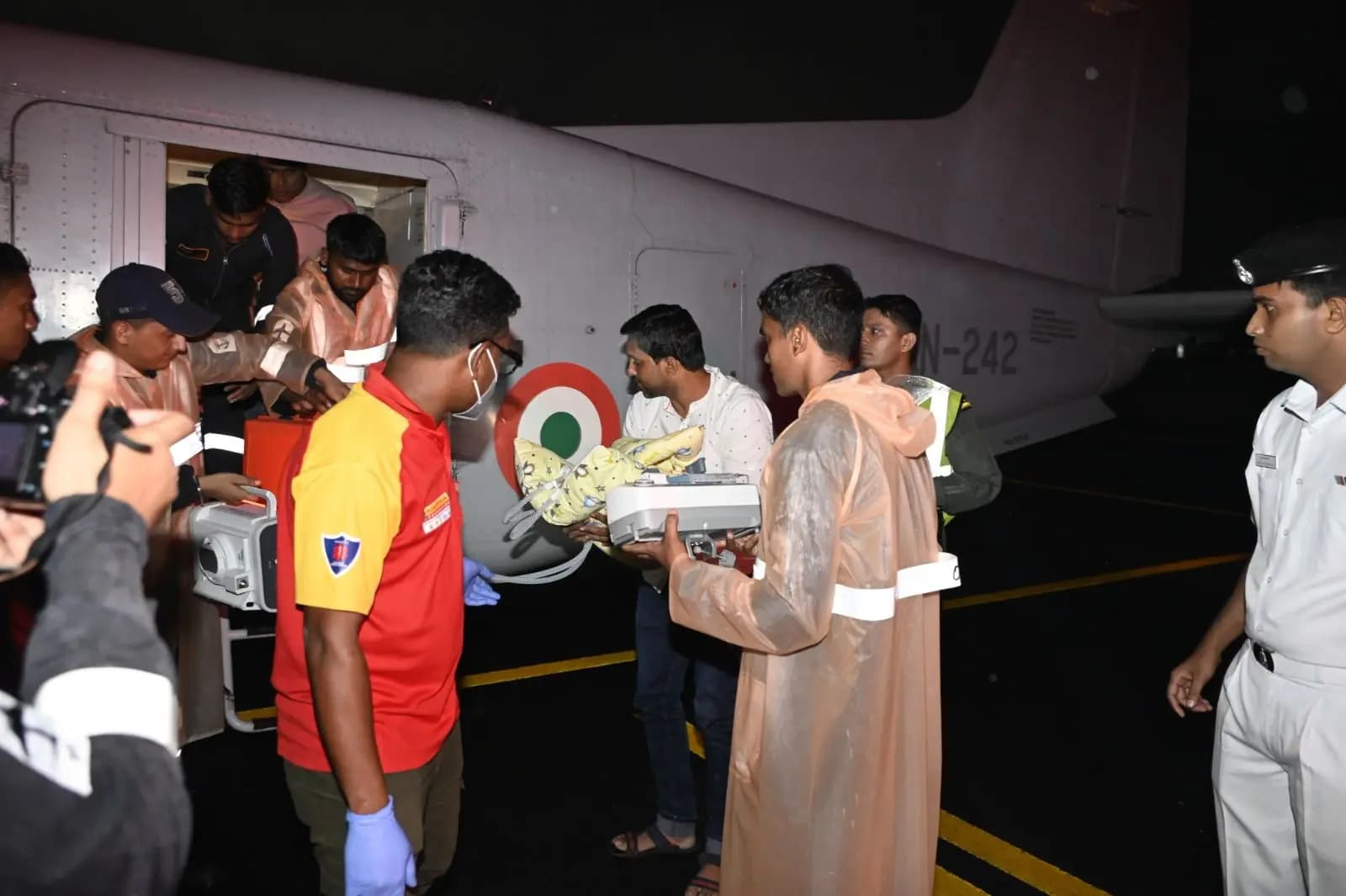 Indian Navy carried out a successful medical evacuation