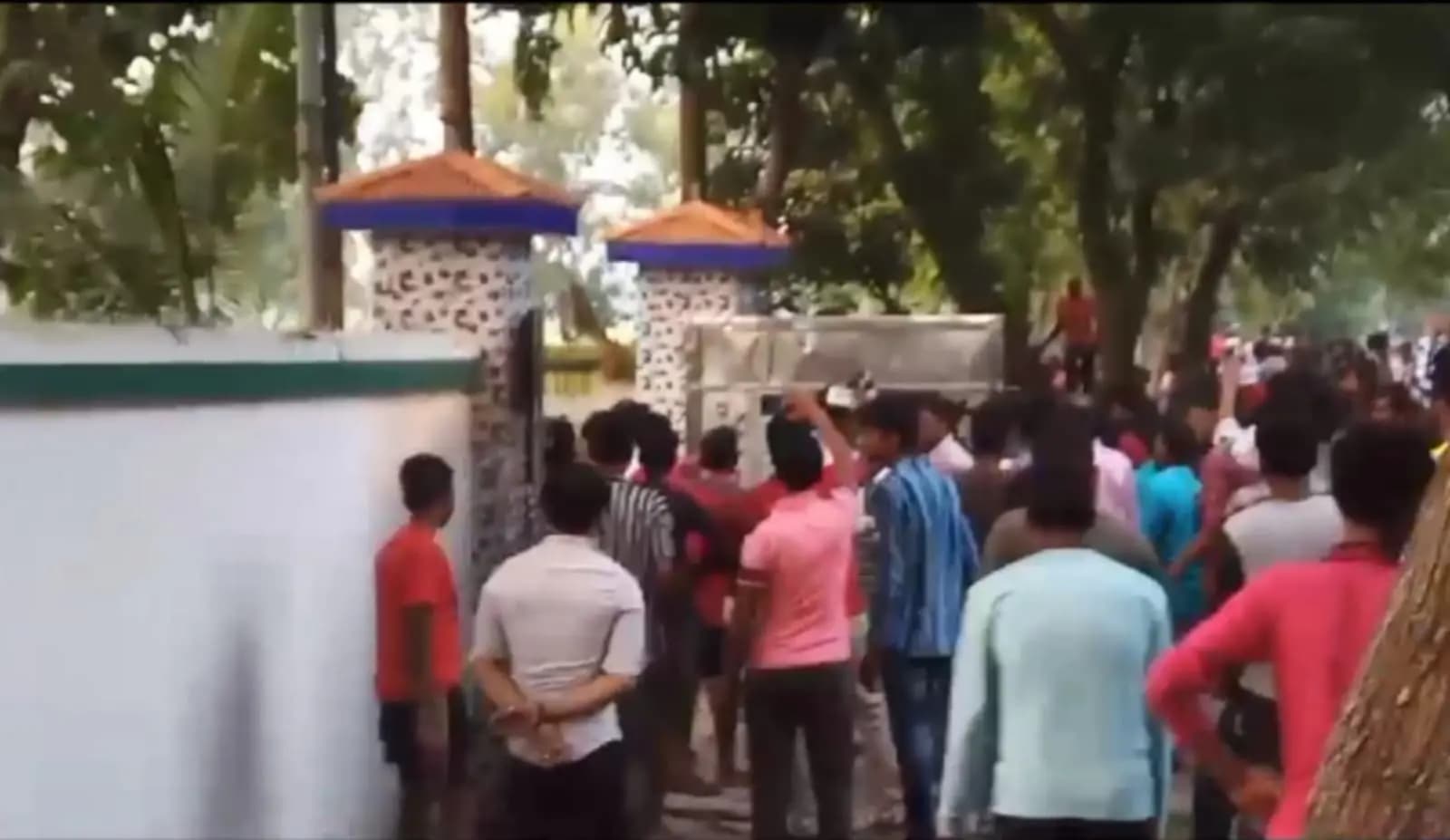 Chaos in Pradip Majumders house