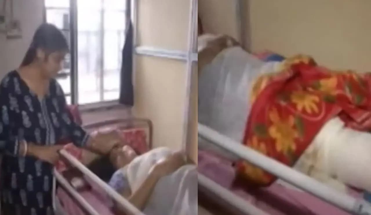 young woman was seriously injured after falling from roof while making reels