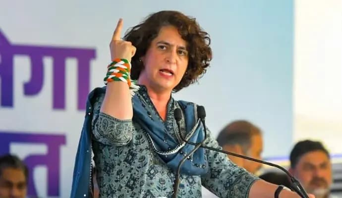priyanka gandhi to narendra modi