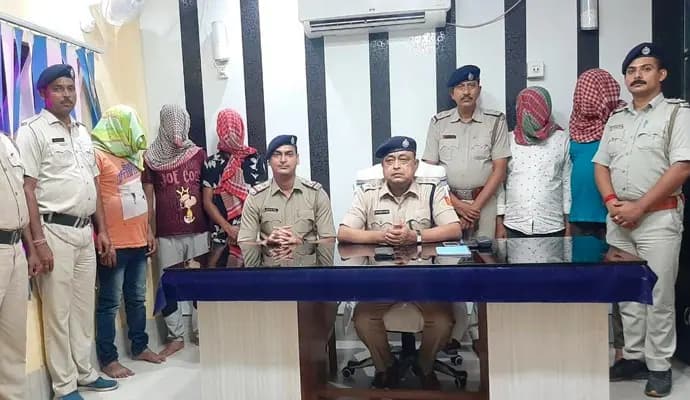 businessman rescued, five arrest
