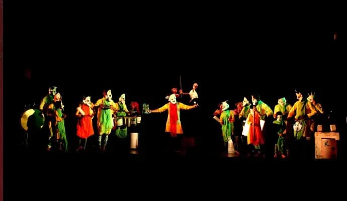drama organised by dhapa childrens