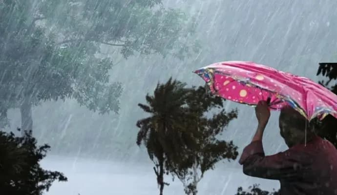 Heavy rain in north bengal