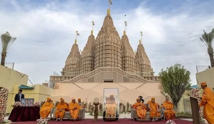 Abu dhabis First hindu temple inauguration by pm modi