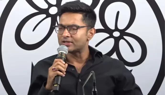abhishek on sandeshkhali viral video