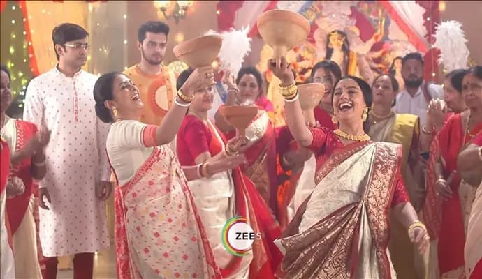 Madhubala stopped Parag from slapping Shimul in the pavilion