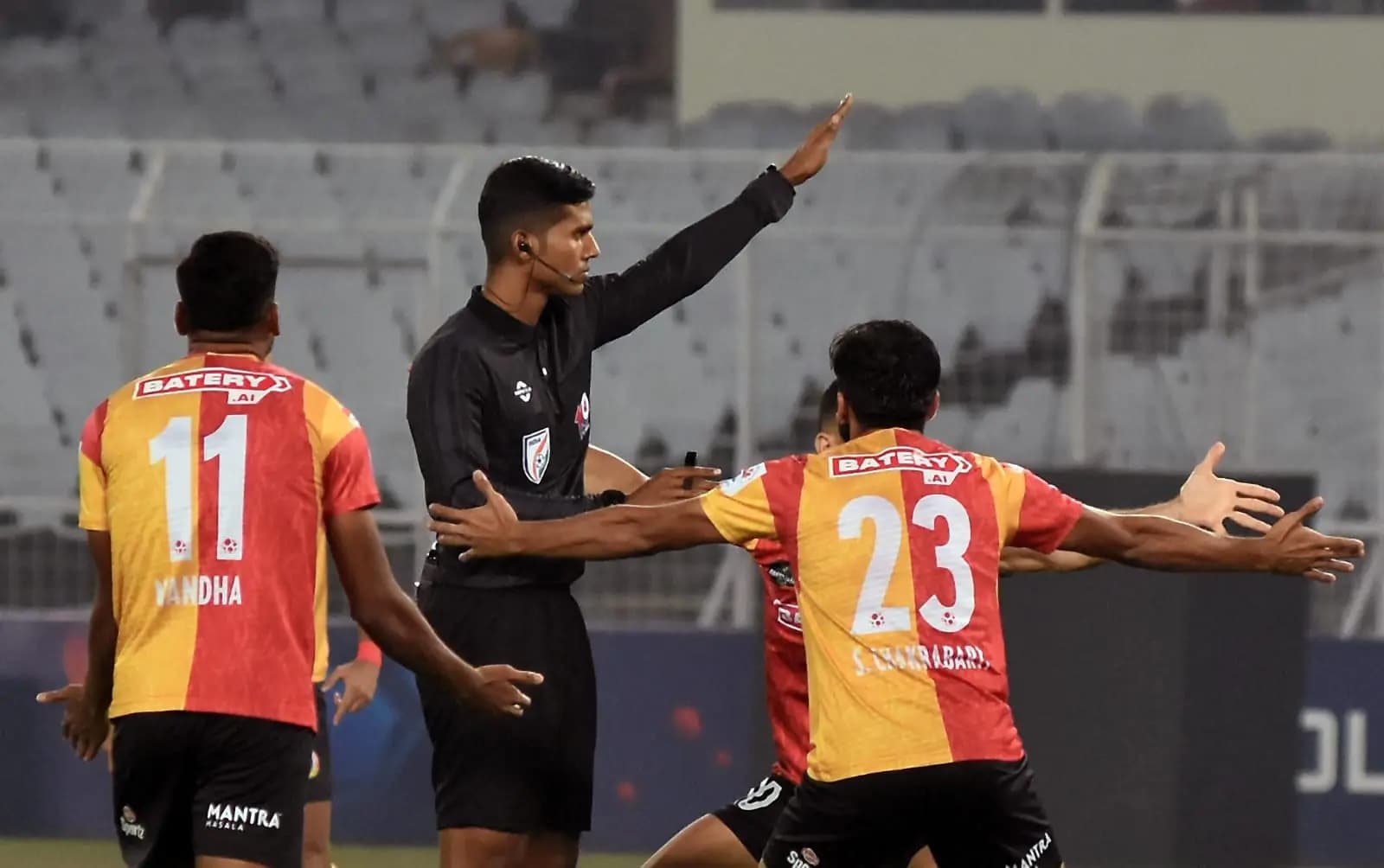 East Bengal officials send match clips to aiff and fsdl