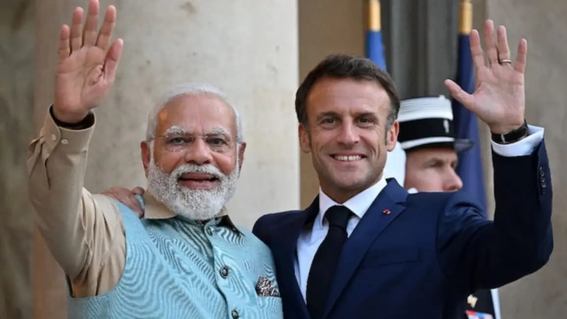 Macron is coming to india on republic day