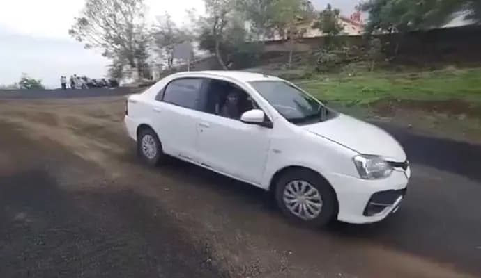 Woman stunt ends in death as car falls off into valley