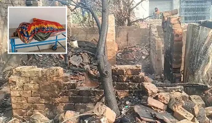 woman dead due to fire in murshidabad