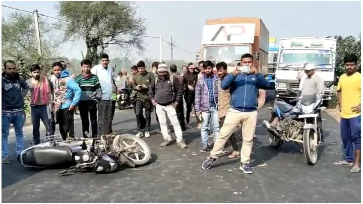 accident at balagarh, one youth dead