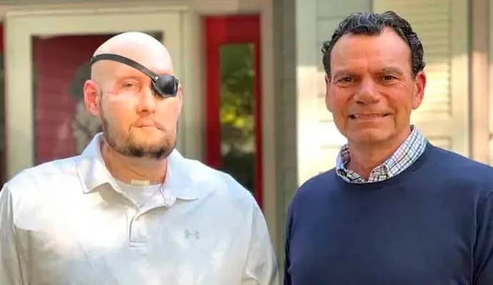 FIRST EYE TRANSPLANT IN NEWYORK