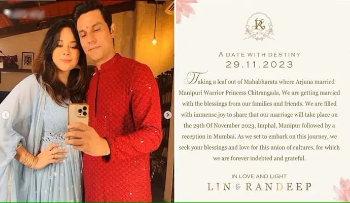 Randeep Hooda to marry Lin Laisharam on Nov 29
