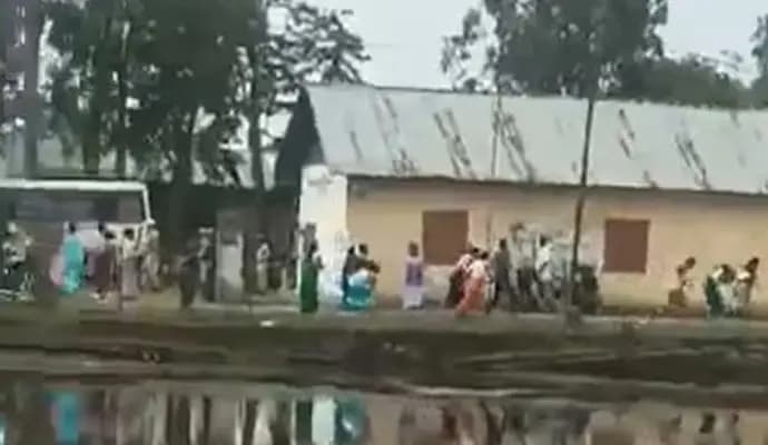Firing at Manipur polling booth