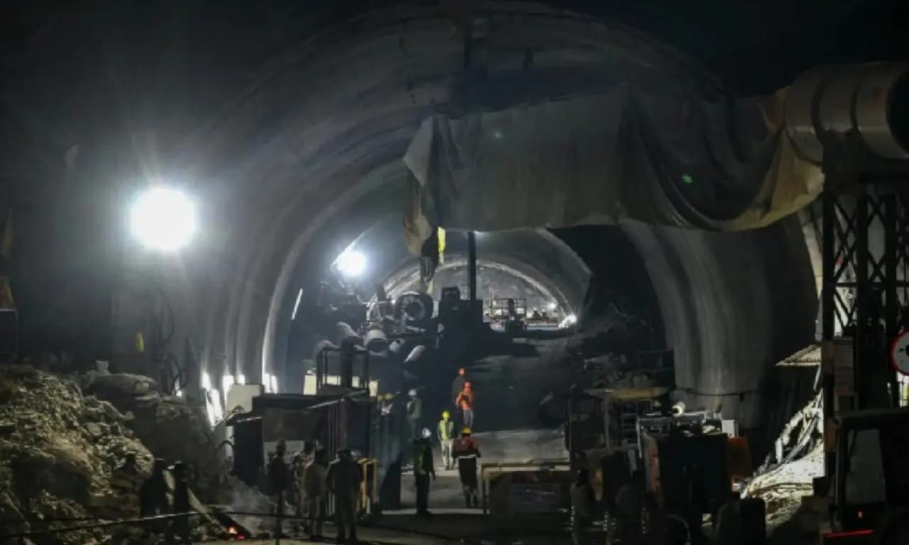 Workers Brought Out From Uttarakhand Tunnel