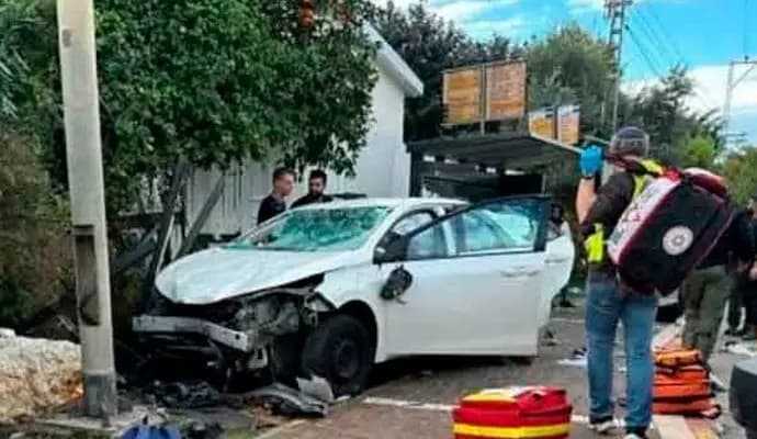 two palestine person knife attack at israel road