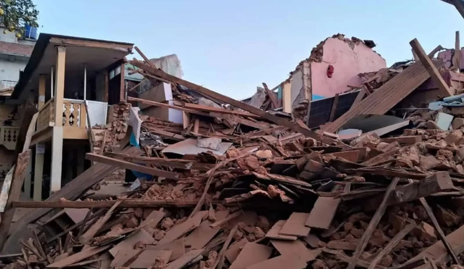 Devastation, Crumbling Buildings In Nepal After 6.4 Earthquake, 128 Killed