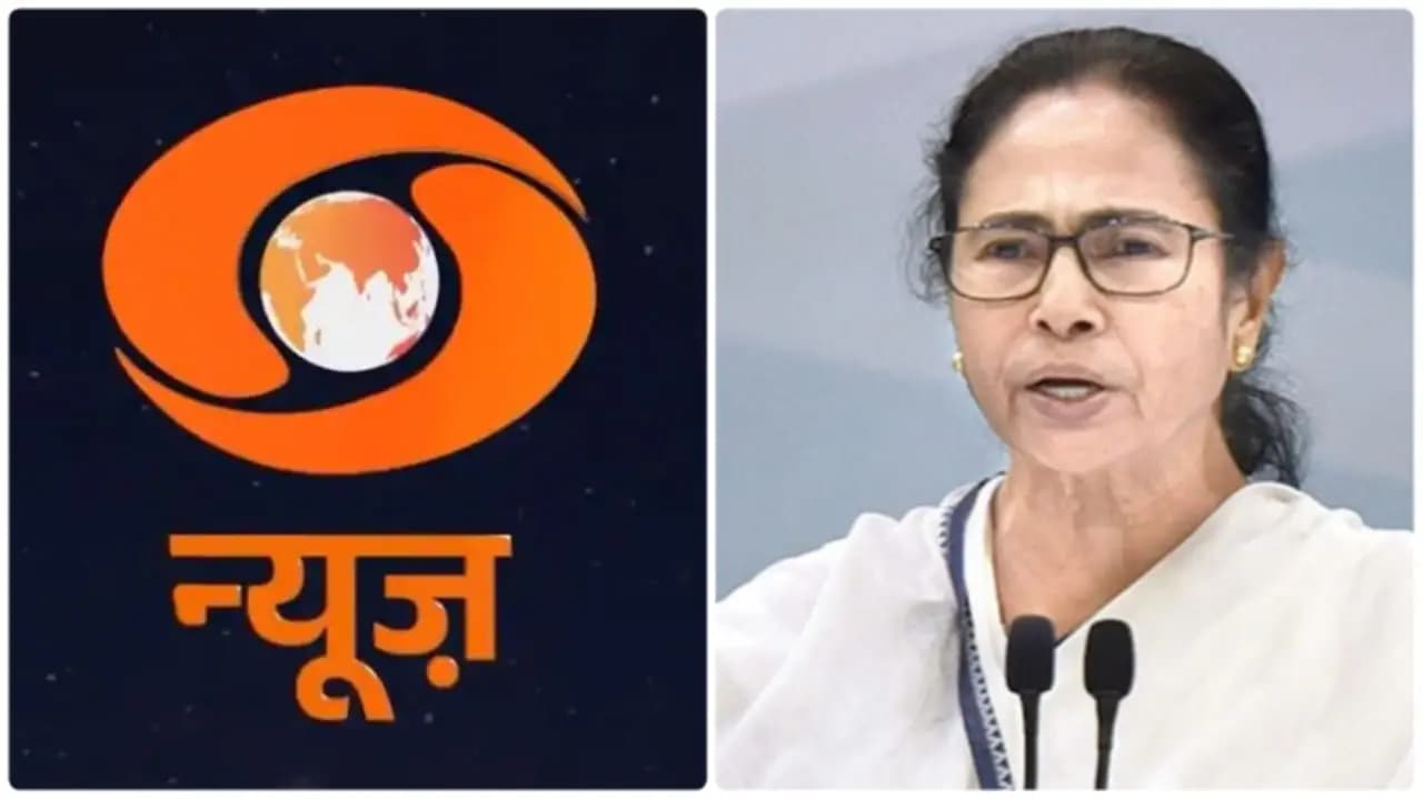 Mamata Banerjee shocked at saffronisation of Doordarshan