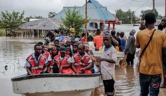 heavy rain in tanzania, 155 dies