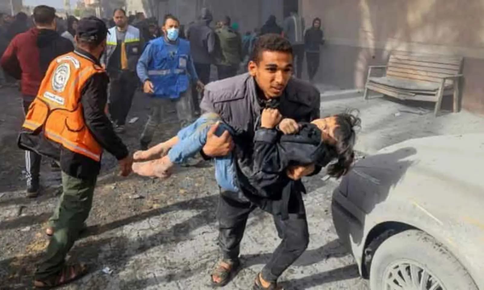 israel again attack on gaza city