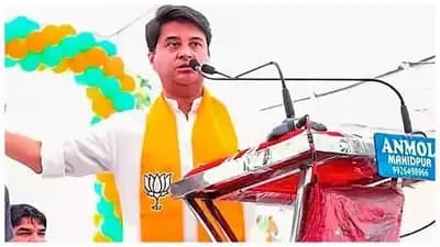 jyotiraditya scindia credits bjp government