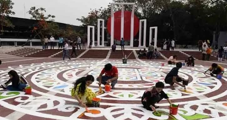 dhaka shahid minar ready for 21st february