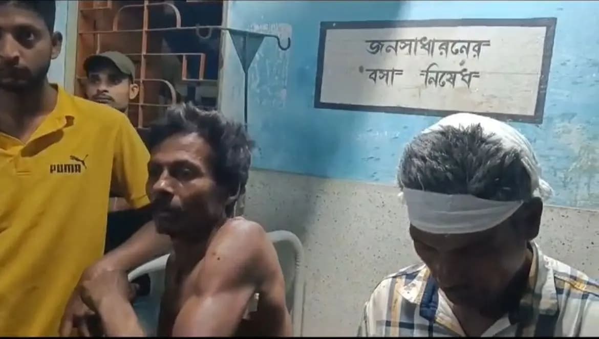 pistol fire at murshidabad