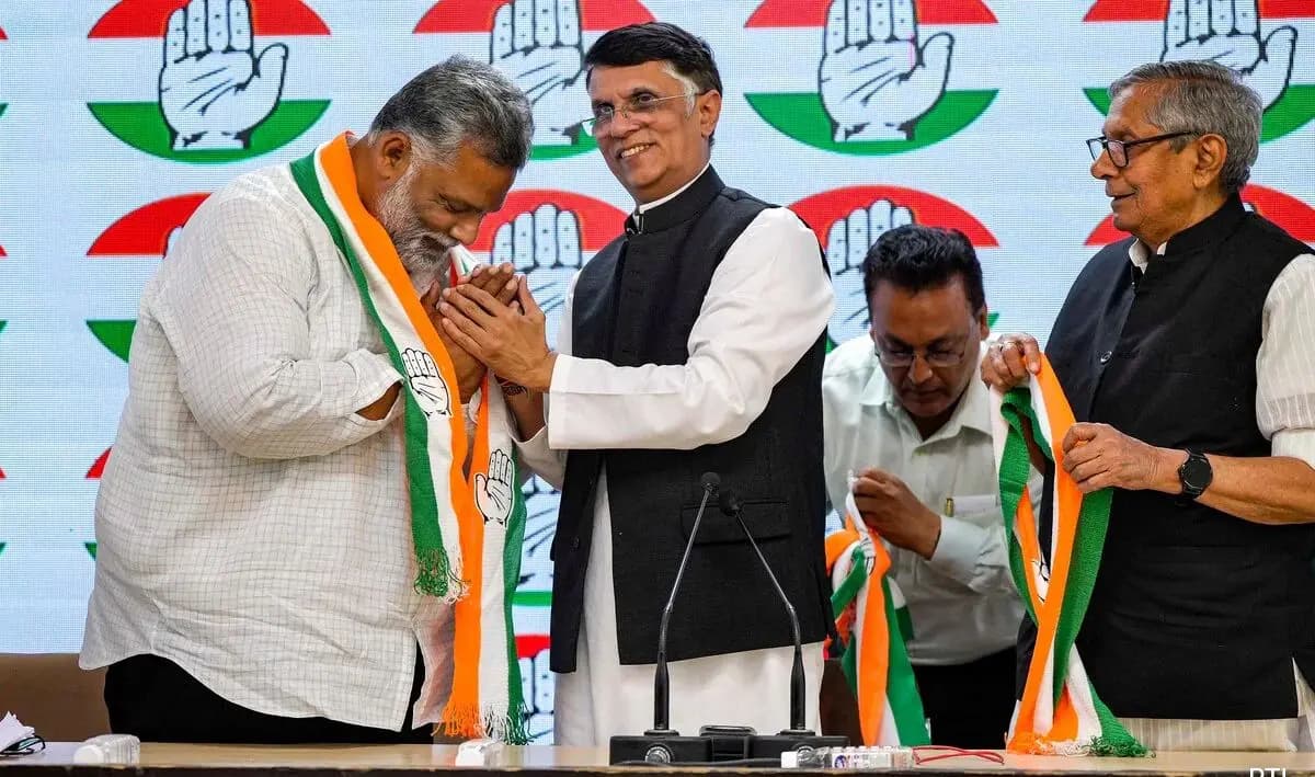 Ex-Bihar MP Pappu Yadav Joins Congress