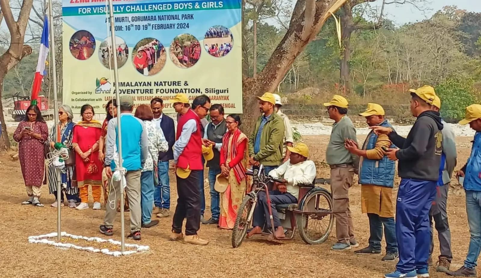 Camp for the Blind at Duars
