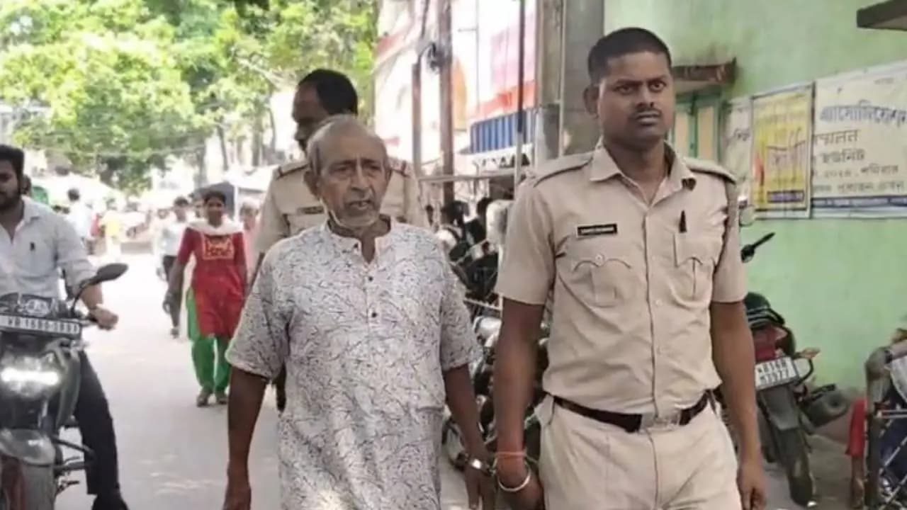 How a young man escaped the wrath of an old man after being pushed on a bike