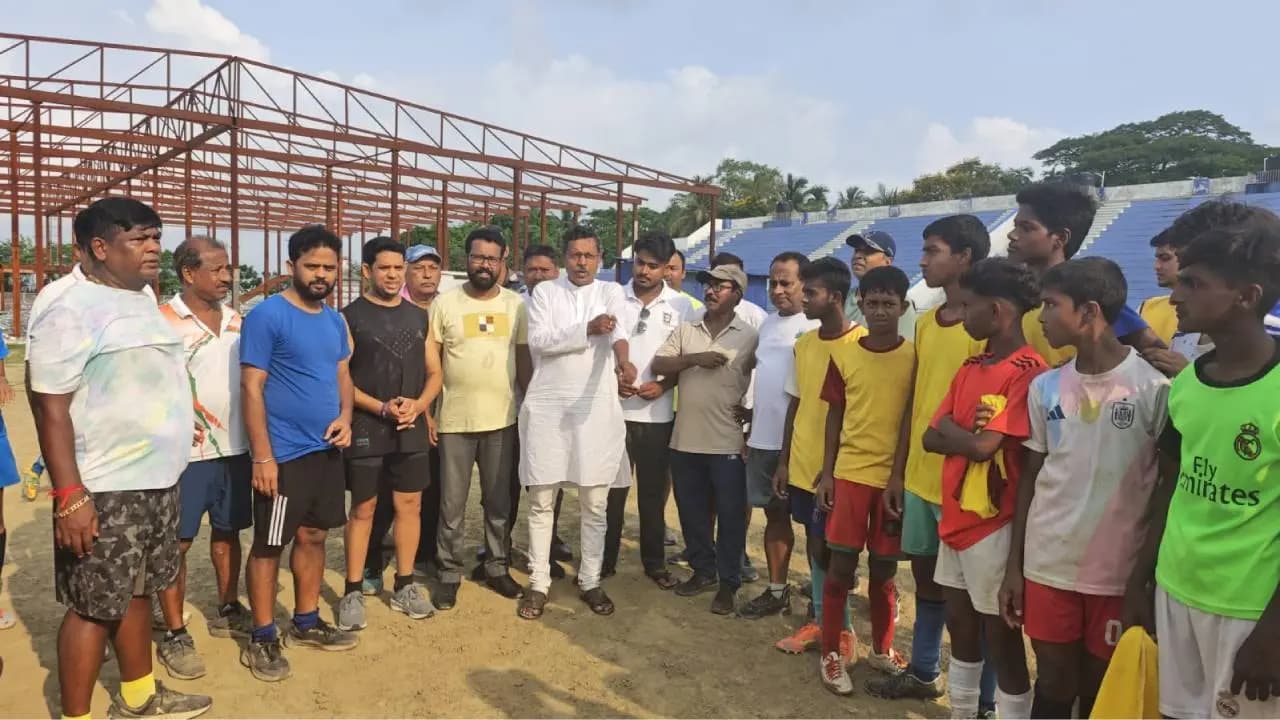 Abhishek Banerjee Sebasroy Sparks Sports Halt Row Newly Elected MLA Assures Restoration of Playground