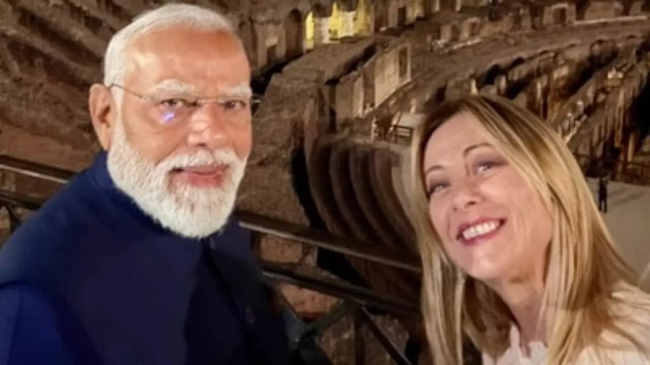 Giorgia Melonis message to friend PM Modi as he arrives in Italy