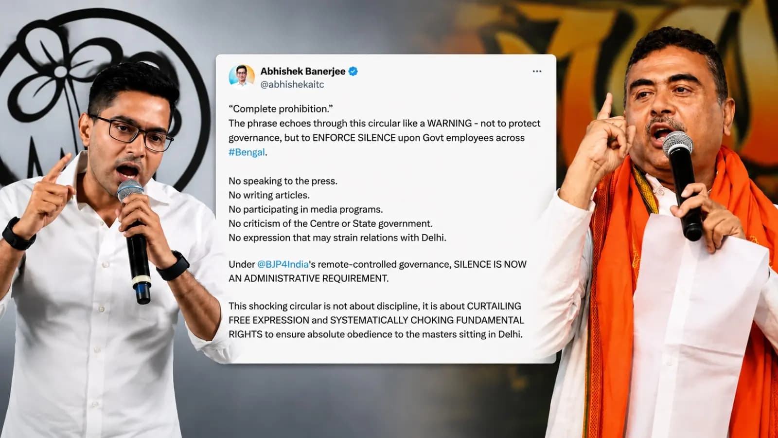 Nabanna issues strict guidelines for government employees here Abhishek Banerjees reaction