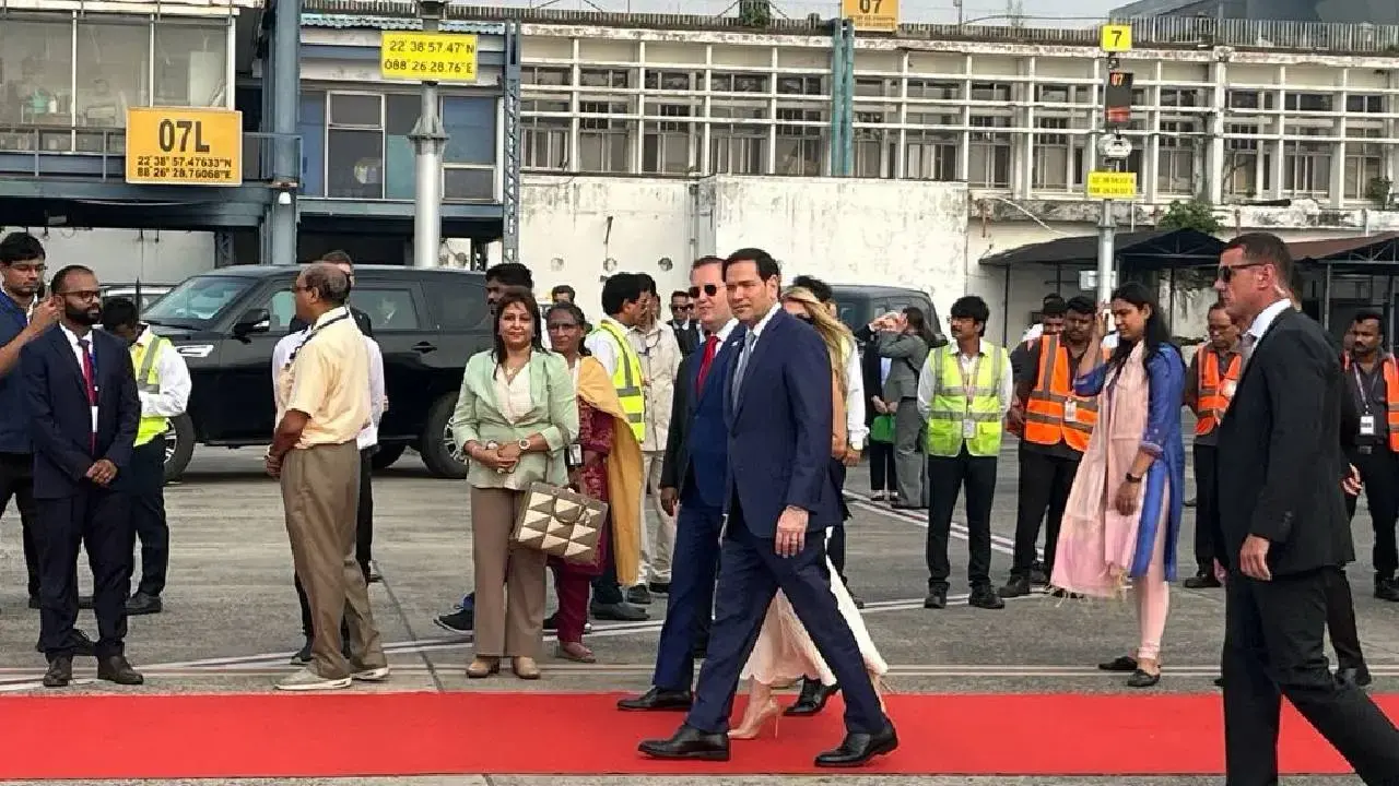 Marco Rubio arrives in Kolkata to meet PM Modi in Delhi later today