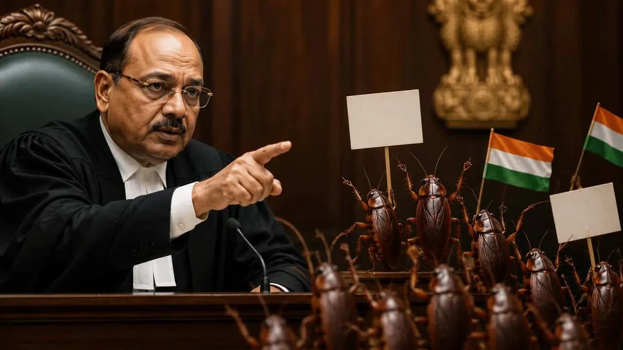CJI Surya Kant has now weighed in on the Cockroach Janata Party controversy