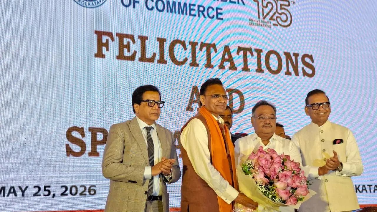 Big news for the business community is coming within next 100 days announced Samik Bhattacharya in an occasion of Bharat Chamber of Commerce