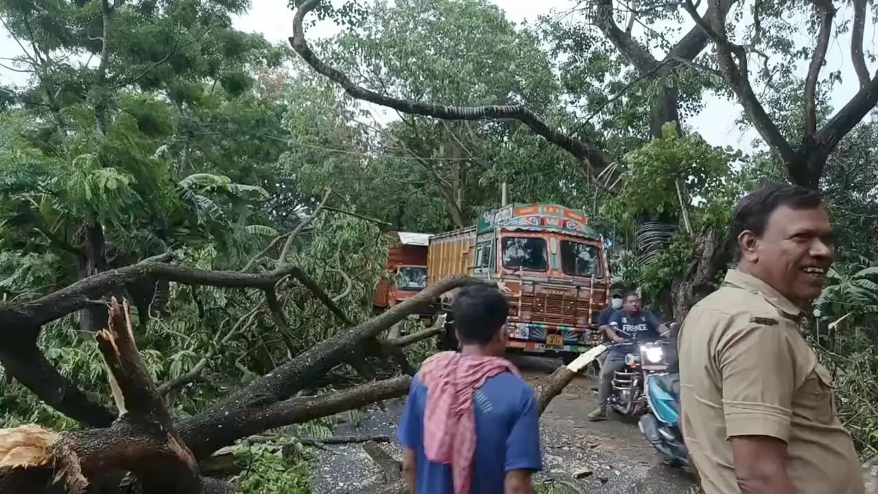 Sudden Norwester ravaged several parts in Hooghly District