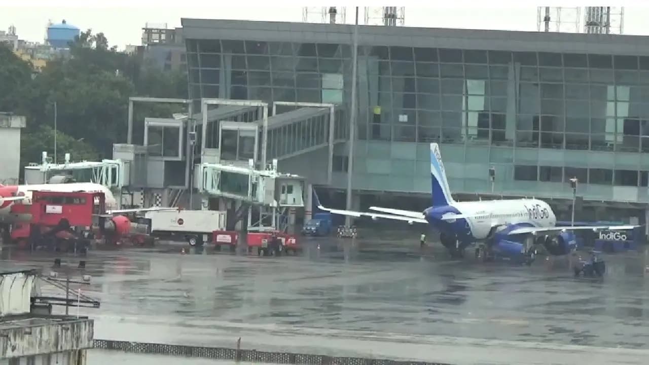 Flight operations suspended at Kolkata Airport due to storm and rain